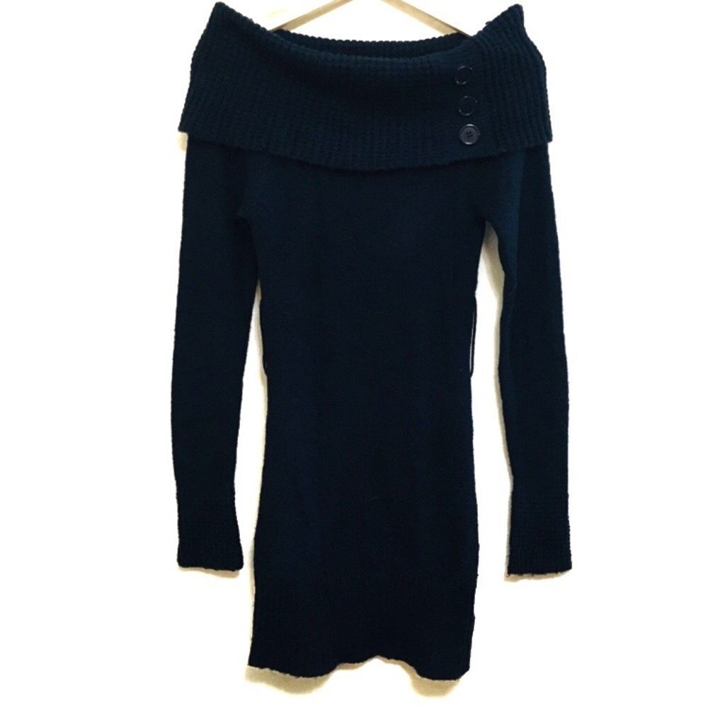 3/$15 Pink Rose Green Off Shoulder Cowl Neck Dress